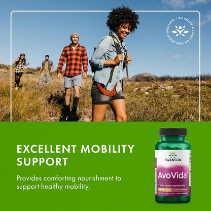 Swanson AvoVida - Insaponificables de Aguacate y Soja para la Salud Articular (60 Cápsulas, 300 mg) – Image 6