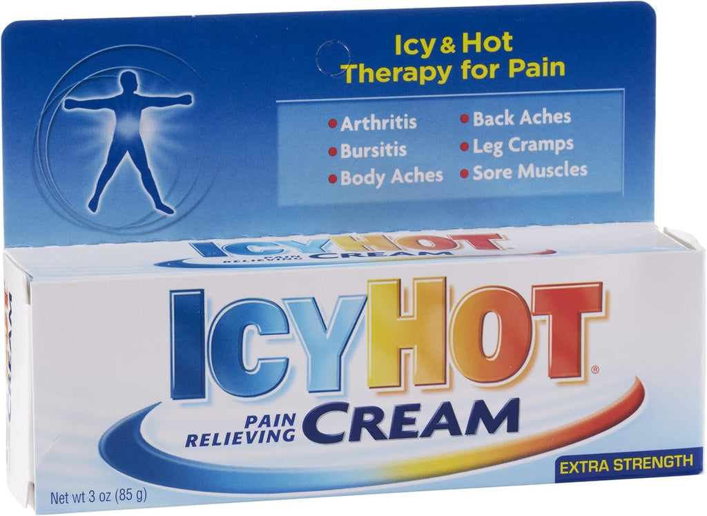 Icy Hot Crema Aliviadora del Dolor, Extra Strength, 85 g