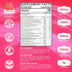 Multivitamínico en Gominolas para Mujeres 40+ con Omega-3, Niacinamida, Complejo B, Luteína, Hierro, Colina, Fosfatidilserina, Vitamina D3 - Vegano, Sin Azúcar, 120 Gominolas