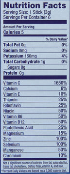 Super C Vitamina y Mineral Bebida en Polvo, Naranja, 6 Sobres por Caja, Paquete de 12 (72 Sobres en Total)