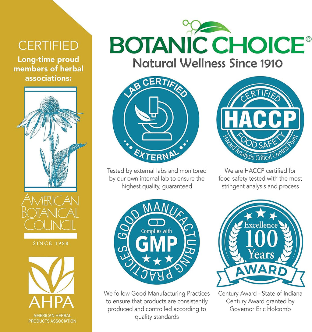 Botanic Choice Daily Immune Support - con Vitamina C, Saúco y Zinc - 90 Cápsulas