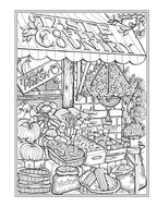 Creative Haven Country Farm Scenes: Libro de colorear para adultos – Escenas de granja