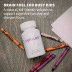 Centurion Premium Puralor AD - Complemento Cognitivo para Niños con Azafrán, Folato, Vitamina C, D y Zinc - 30 Comprimidos Masticables