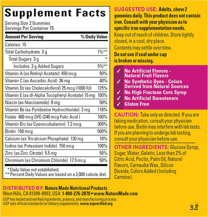 Nature Made Multivitamínico para Mujeres en – Apoyo nutricional completo: Aportan una variedad de vitaminas y – Image 9