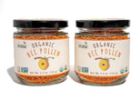 Greenbow Polen de Abeja Orgánico - 100% Certificado Orgánico USDA, No-GMO, Puro y Natural - Superalimento con Proteínas, Vitaminas y Minerales - Certificado Kosher, Sin Gluten - 155g x 2 Tarros