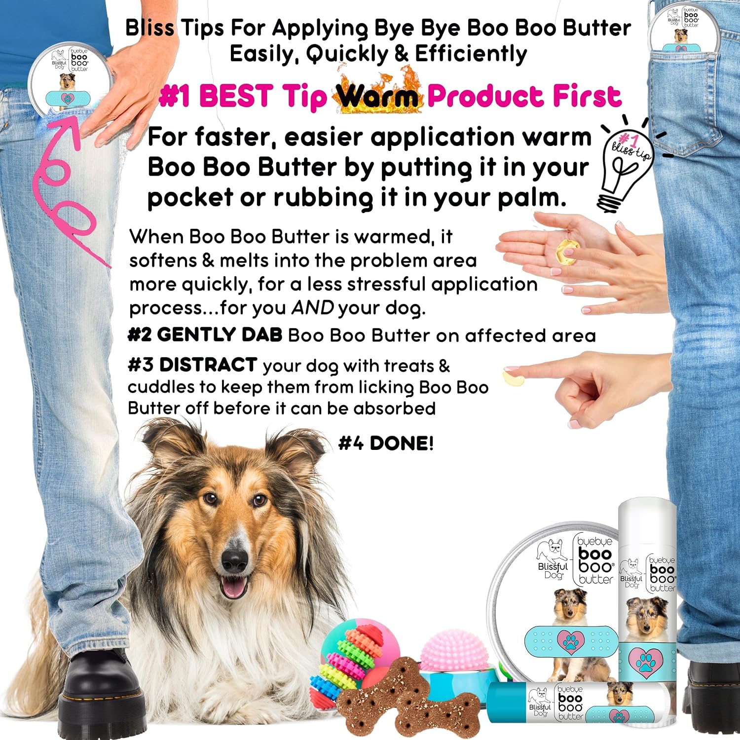 The Blissful Dog Collie Booboo Butter - 2 oz (57 g)