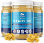 BioVitalica Gel de Musgo de Mar Irlandés Orgánico 340g - Seamoss Silvestre con Iodo, Bladderwrack y Bardana