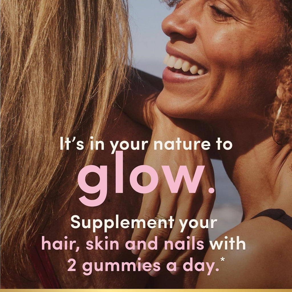 Nature's Bounty Gominolas de Biotina 2500 mcg para Cabello, Piel y Uñas – 200 uds sabor fresa