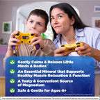 Natrol Kids Magnesium Citrate Gummies, Apoyo al Sueño, Frambuesa, 30 Unidades