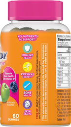 One A Day VitaCraves Teen For Her Gominolas Multivitamínicas, 60 unidades (Pack de 4)