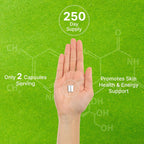 Vitamina B3 Niacinamida 1000 mg - 500 Cápsulas - Sin Rubor