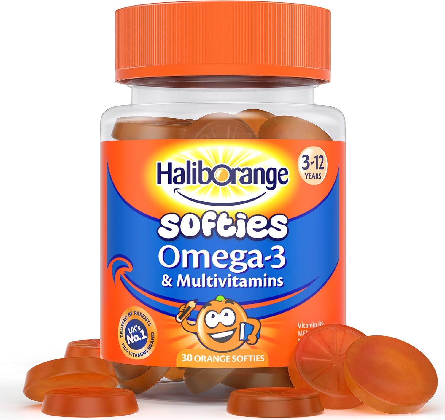 Seven Seas Haliborange Multivitamínicos y Omega-3 Gominolas Naranja 30 unidades