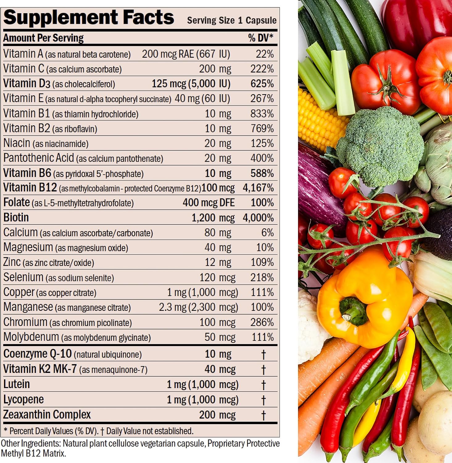 Andrew Lessman Essential-1 nuoncemax Multivitamínico 5000 UI Vitamina D3, 360 Cápsulas