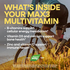 Nature's Way Alive! Max3 Daily Potency Multivitamin with Iron - 180 Tablets