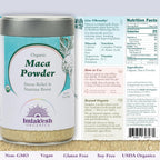 Imlak'esh Organics Maca en polvo orgánica (Bote Metálico de 283g)