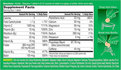 Berocca Energy, Suplemento Vitamínico para – Cafeína (90 mg por comprimido) y guaraná: La cafeína contribuye a – Image 6