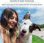 Rx Vitamins Rx D3 - Gotas de vitamina D3 para perros y gatos en aceite MCT (59ml)