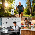 Uthpeak NMNH NAD Supplement 250mg - 60 Cápsulas - Fórmula Premium para el Soporte Cognitivo y el Envejecimiento Saludable