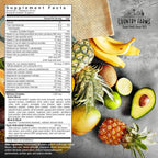 Country Farms Multivitamínico Líquido, Vitaminas y Minerales para Apoyo Inmunitario y Energía, Mezcla de Hierbas, Vegano, Sin Gluten, Sabor Fruta Tropical, 946 ml
