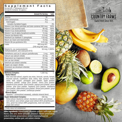 Country Farms Multivitamínico Líquido, – Apoyo inmunitario: La vitamina C, el zinc y el selenio contribuyen al – Image 2