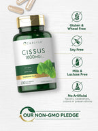 Carlyle Cissus Quadrangularis - 200 Cápsulas - Suplemento de Hierbas Tradicional