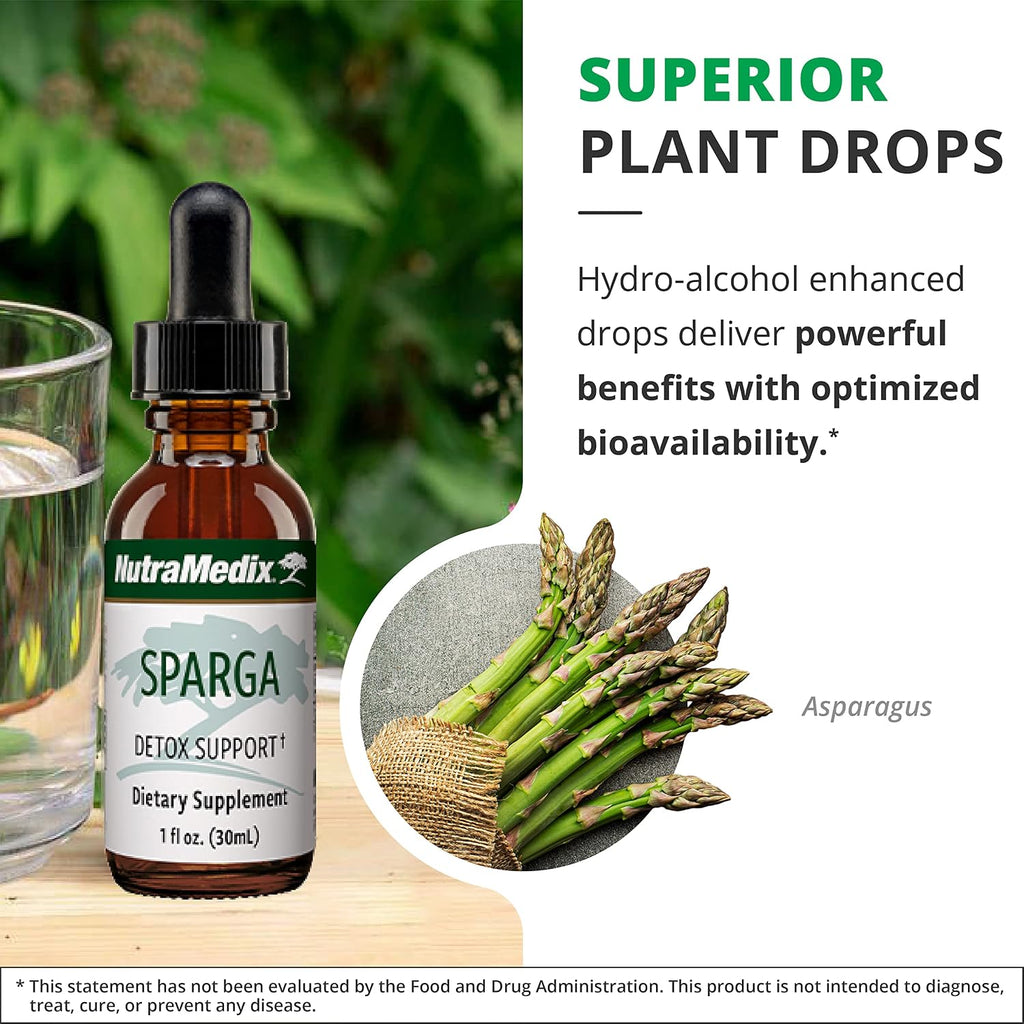 Sparga Asparagus Tincture - Antioxidant Extract - 30 ml