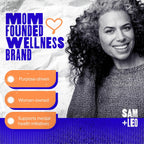 SAM+LEO Gominolas de Complejo B con Biotina para Niños y Adolescentes - Sin Cafeína - Sabor Fresa (60 uds)