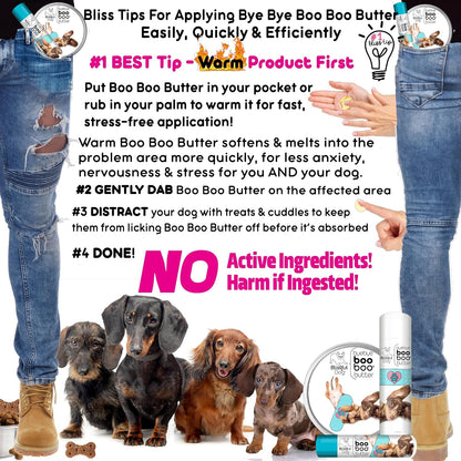 The Blissful Dog 4 oz TIN Dachshund Booboo – Cera de abejas – Image 7