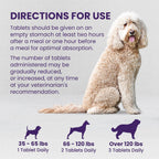 Nutramax Denamarin para Perros Grandes - Suplemento Hepático con SAMe y Silibina, 30 Comprimidos Recubiertos