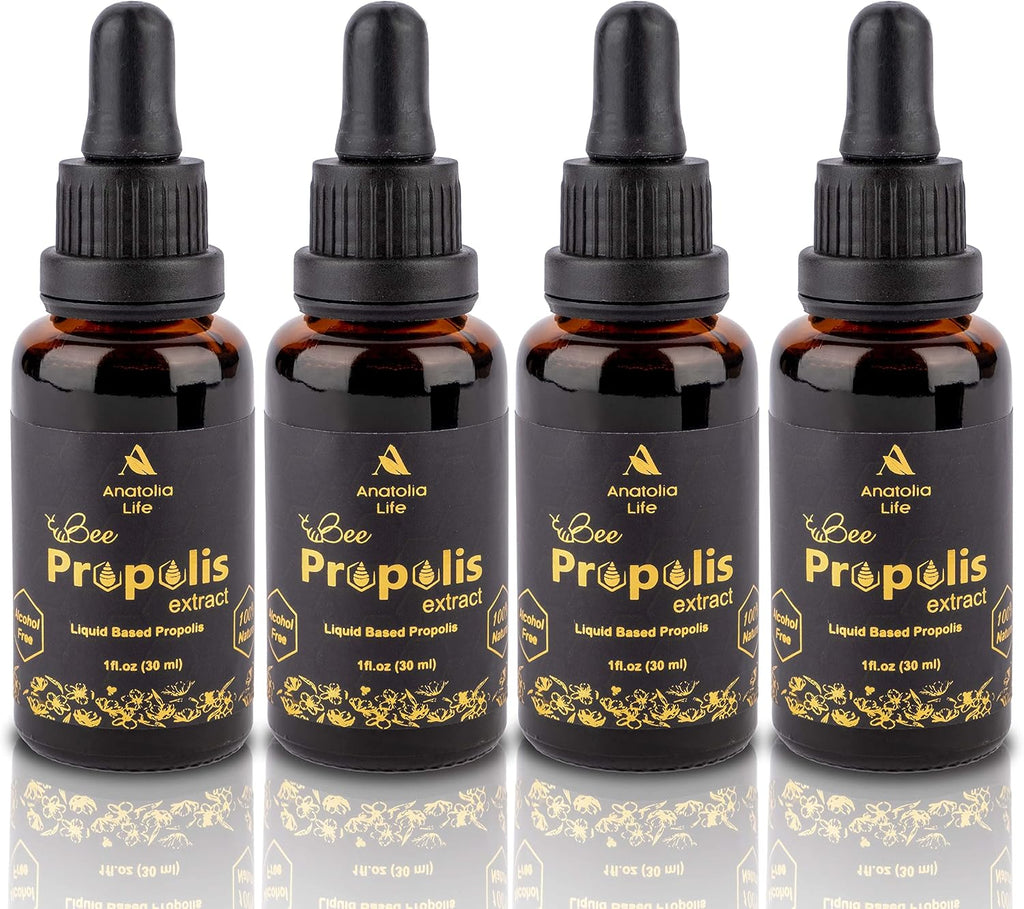 Anatolia Life Extracto Natural de Propóleo de Abeja 30 ml - 4 Paquetes