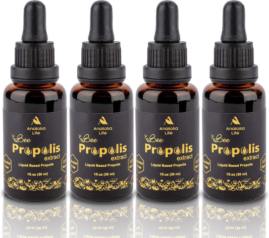 Anatolia Life Extracto Natural de Propóleo de Abeja 30 ml - 4 Paquetes