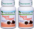Planet Ayurveda Yograj Guggul - Comprimidos Herbales, 100% Natural y Puro - 2 Botes (120 comprimidos cada uno)