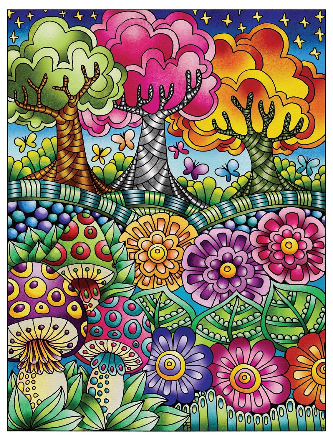 Creative Haven: Bosque Enmarañado - Libro para colorear (Libros para colorear para adultos: Naturaleza)