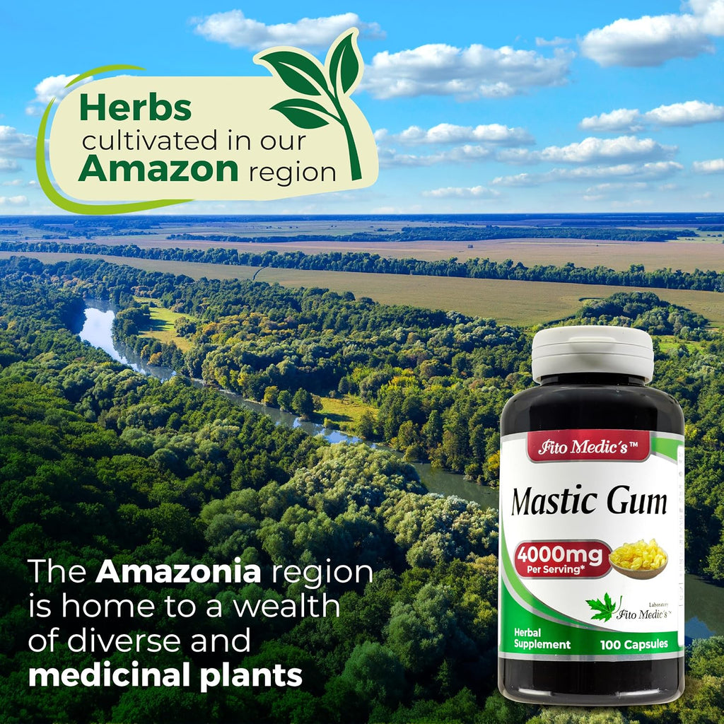 Lab - Mastic Gum - 100 Cápsulas - FITO MEDIC'S