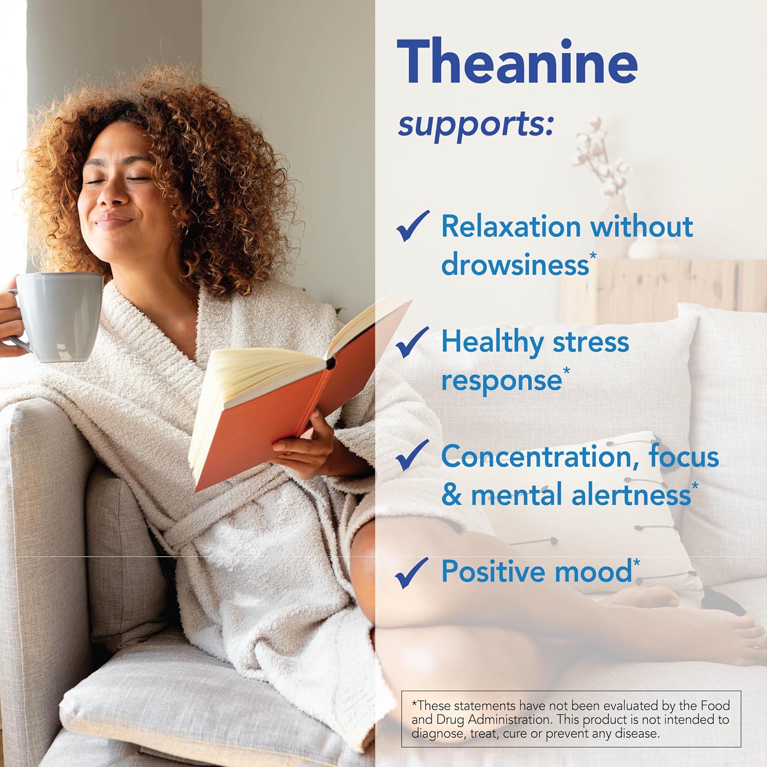 Patient One L-Teanina 200 mg con Suntheanine | 60 Cápsulas