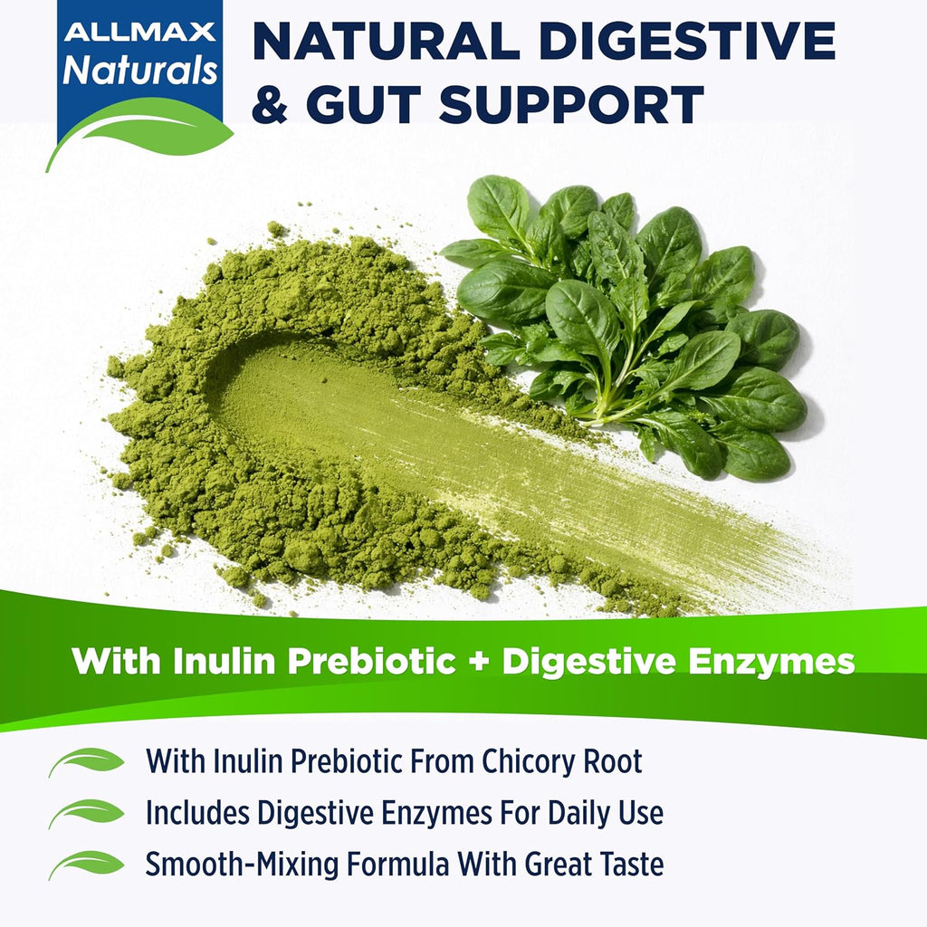 ALLMAX CytoGreens Super Greens en Polvo, Acai Berry Green Tea, 30 porciones
