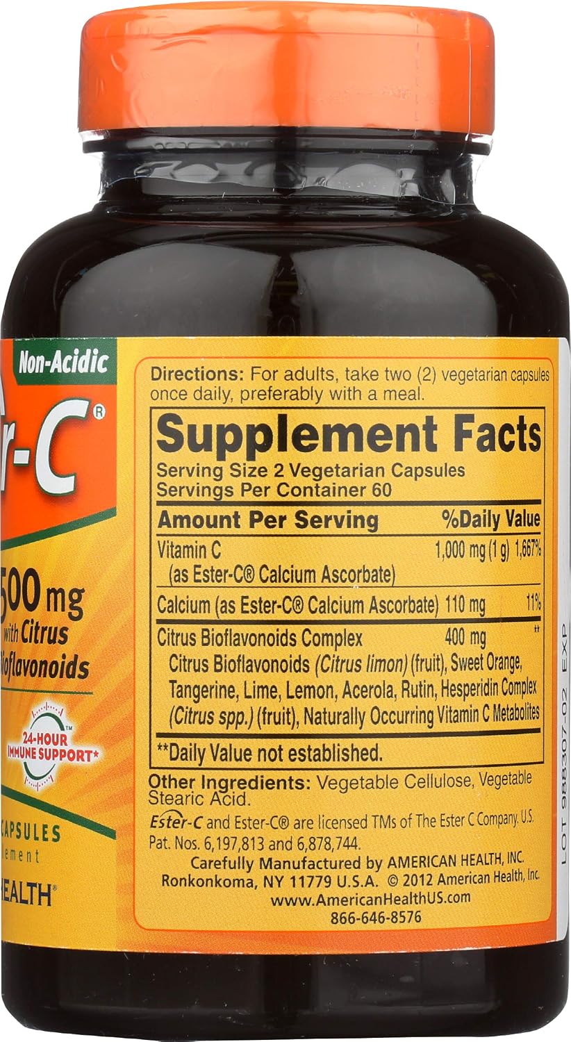 Ester-C® Vitamina C Tamponada de American Health