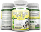 NutriONN Calostro - 1000mg - 120 Cápsulas - 30% IgG - Lácteo no OGM de EE.UU. - Primer Ordeño - Procesado a Baja Temperatura - Salud GI - Apoyo Inmune - Salud Ósea y Muscular
