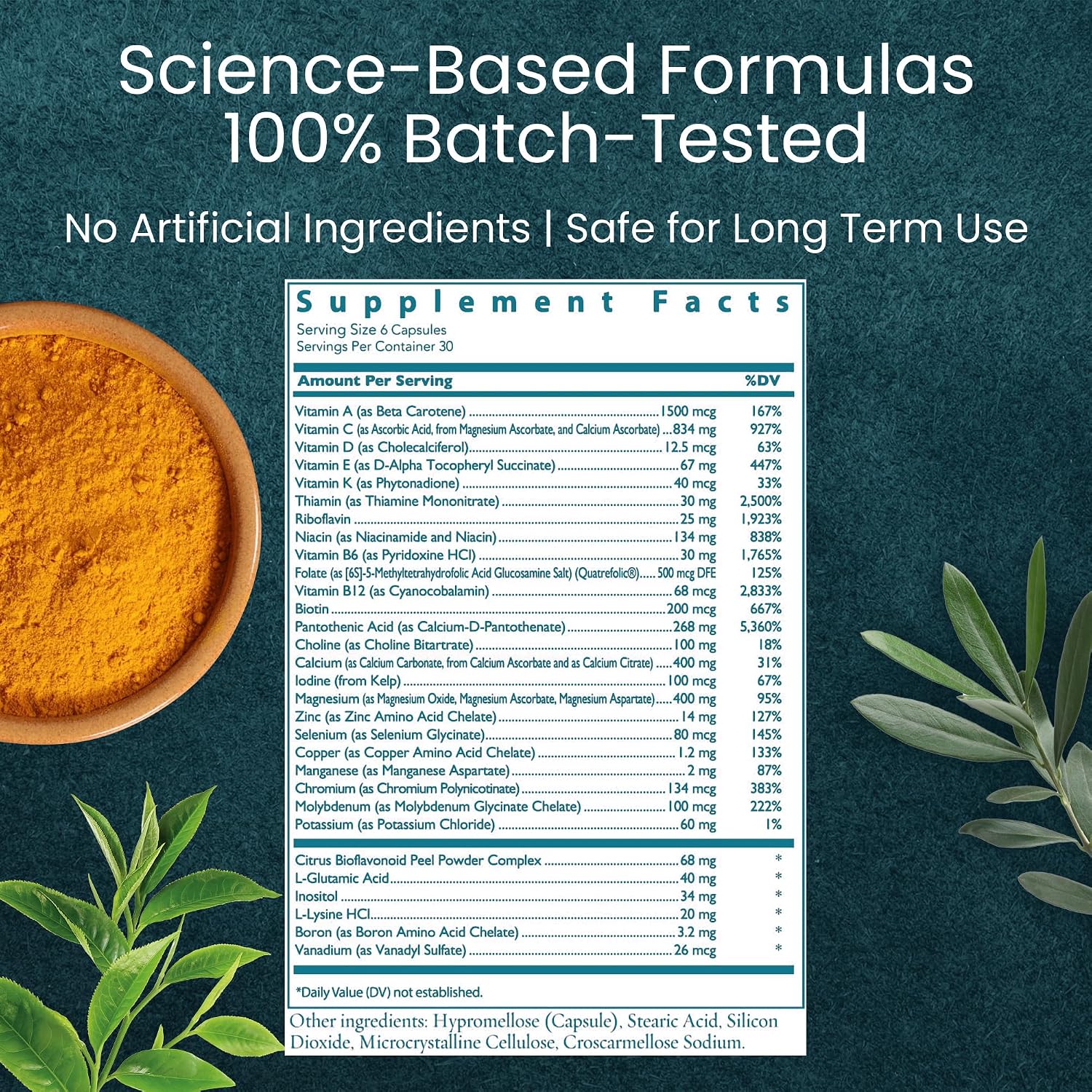 Essential Nutrients, Multivitamínico Metilado para Mujeres con Quatrefolic 5-MTHF, 180 Cápsulas