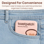 Toastpatch Parches de Recuperación 40 uds – Natural After Party Relief
