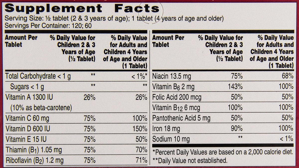 Flintstones Multivitamínico con Hierro - 60 Comprimidos Masticables para Niños – Image 5