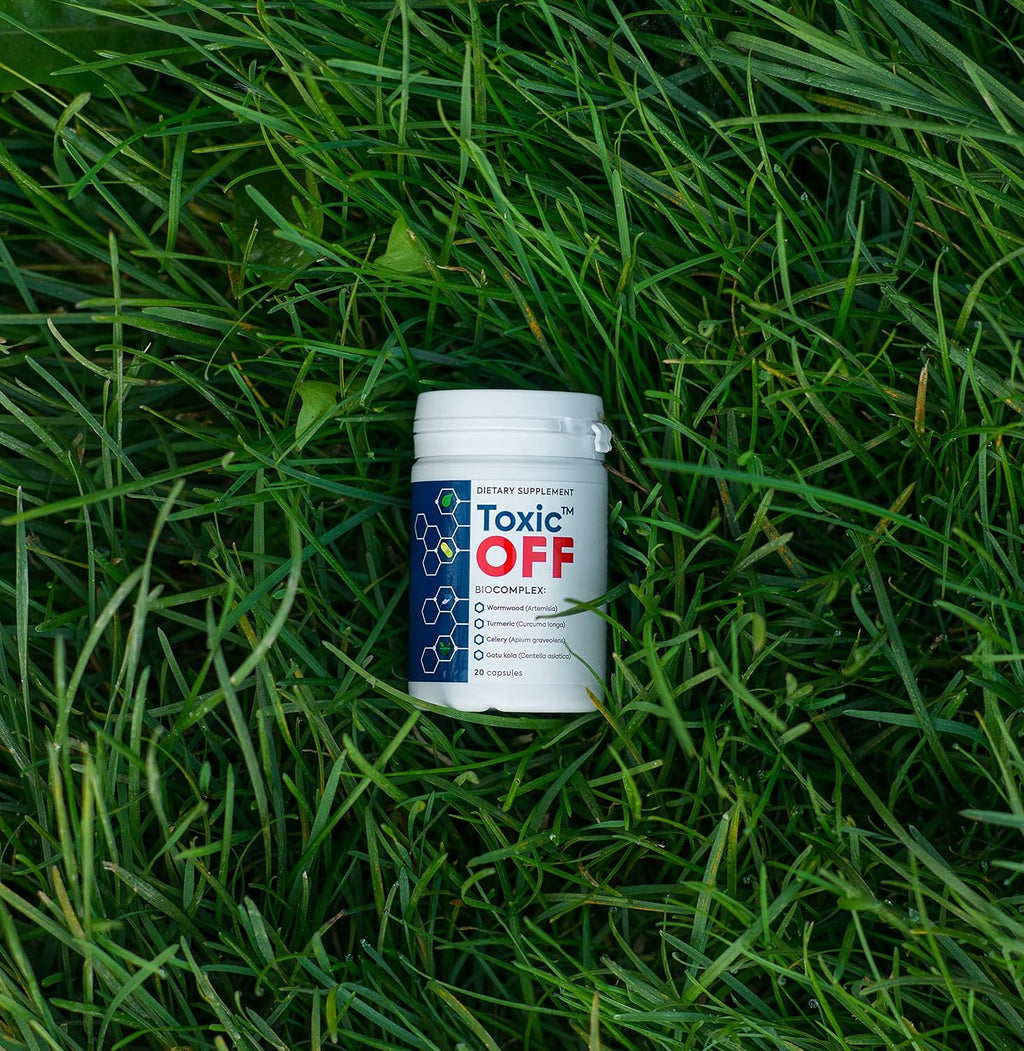 Toxic OFF - Suplemento Natural Energizante - 20 Cápsulas