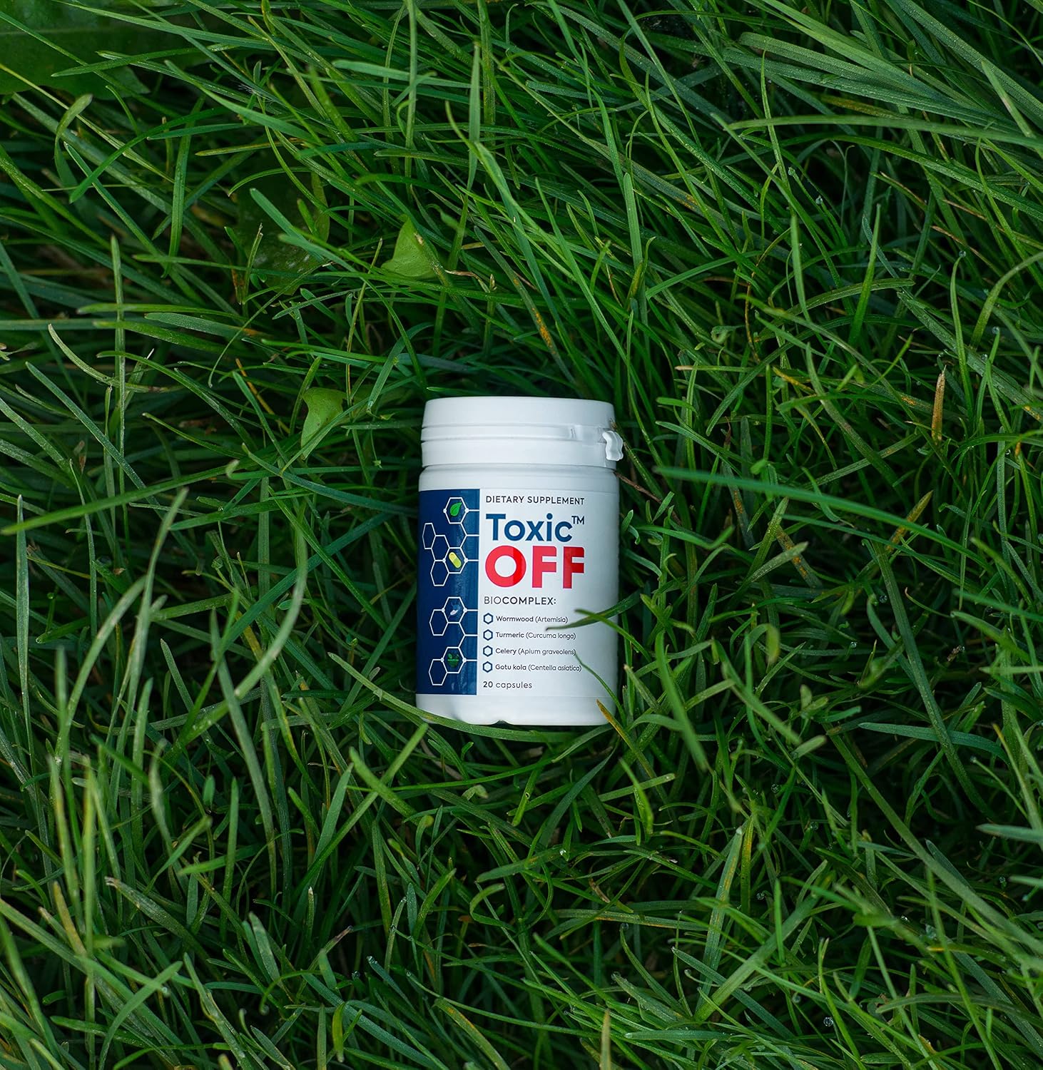 Toxic OFF - Suplemento Natural Energizante - 20 Cápsulas