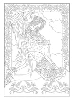 Creative Haven Elegant Angels: A Coloring Book for Adults with Relaxing Illustrations (Adult Coloring Books: Religious & Inspirational)