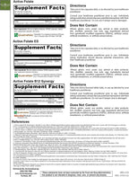 HormoneSynergy Active Folate ES - 5-MTHF - 10.000 mcg (10 mg) por ración - Folato bioactivo como Quatrefolic® - 60 cápsulas vegetales