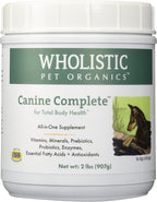Canine Complete - Polvo Multivitamínico para Perros - 900 g - Vitaminas Diarias para Alimentación Casera - Salud Inmunológica, Piel, Pelaje y General - Todas las Razas - 90 Dosis