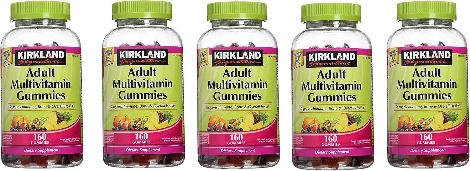 Kirkland Signature HMvfaX Adult Multi Gummies, 160 Count (5 Pack)