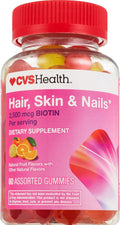 CVS Health Hair, Skin & Nails 2,500mcg Biotin Gummies