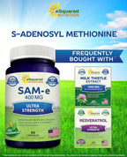 aSquared Nutrition SAM-e 400mg, 90 Cápsulas Veganas