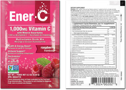 Ener-C Multivitamin Drink Mix - Raspberry, 30 Sobres – Image 9
